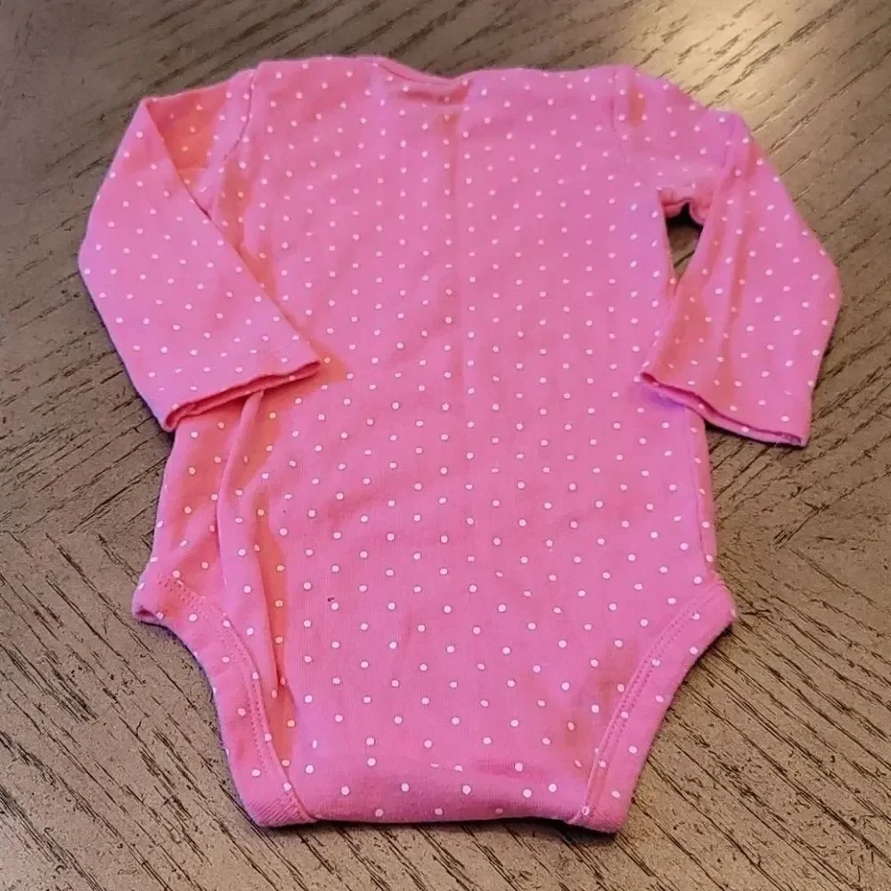 12 month girls Carters long sleeve onsie and pants